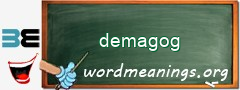 WordMeaning blackboard for demagog